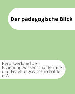 Cover Der pädagogische Blick