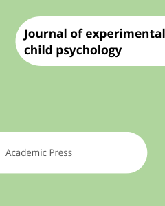 Cover Journal of experimental child psychology