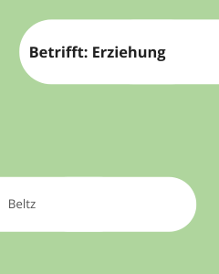 Cover Betrifft: Erziehung