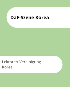 Cover DaF-Szene Korea