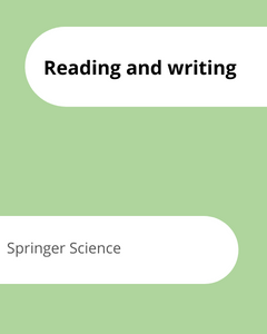 Cover Reading and writing