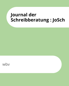 Cover Journal der Schreibberatung : JoSch