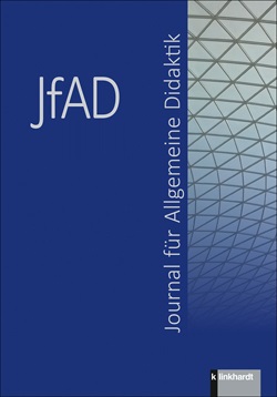Cover Journal für allgemeine Didaktik : JfAD