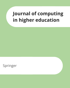 Cover Journal of computing in higher education
