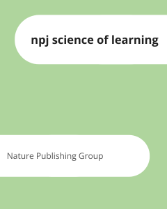 Cover npj science of learning