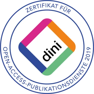 certified as Open-Access-Repository und Publication Service - DINI 2019